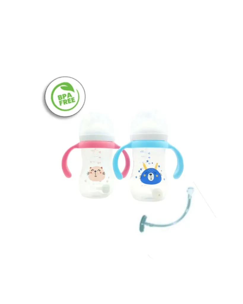 Biberon Gloton Valvula Antireflujo Boca Ancha 8 Onzas / 10 Onzas