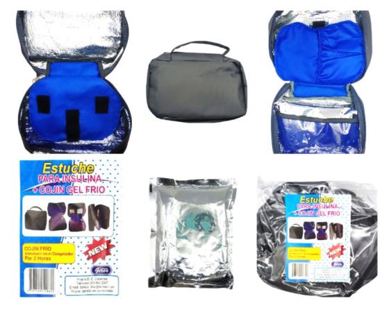 Estuche para Insulina + 2 Cojines de Gel Frío